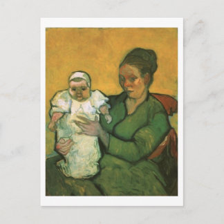 Mor Roulin med hennes Baby, Vincent Van Gogh Vykort