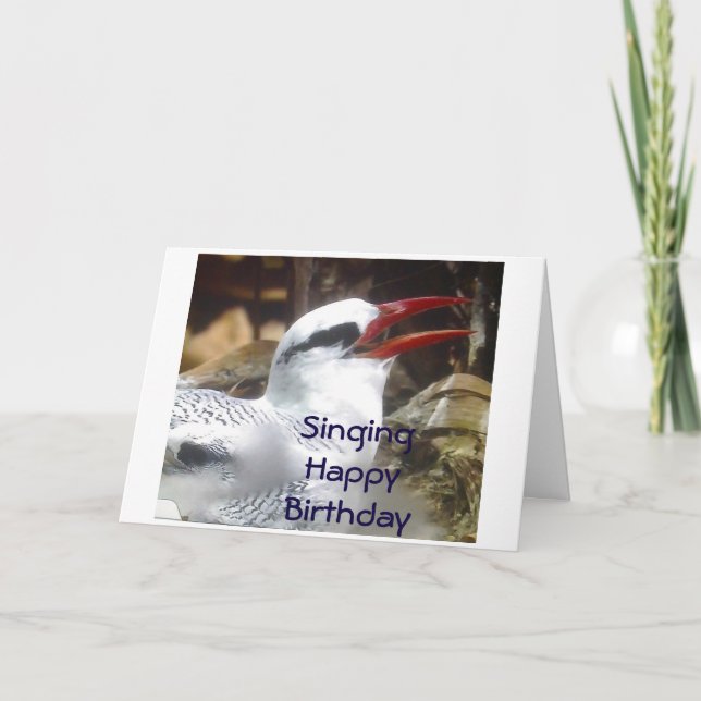 MOR... "SINGING BIRTHDAY ÖNSKEMÅL" KORT (Framsida)