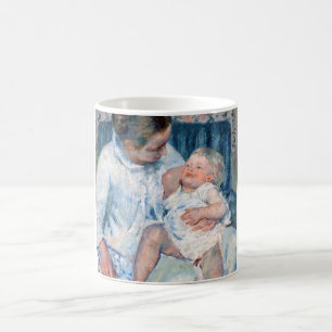 Mor ska Tvätta hennes Sömnig barn, Cassatt Kaffemugg