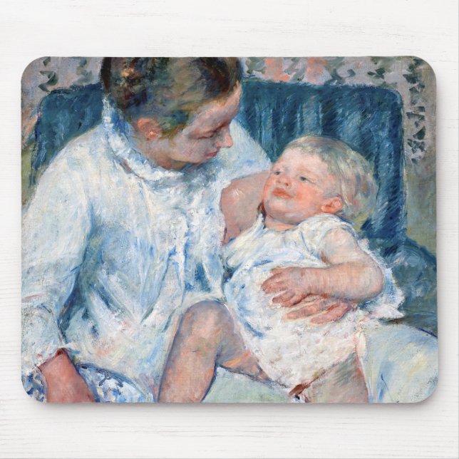 Mor ska Tvätta hennes Sömnig barn, Cassatt Musmatta (Framsidan)