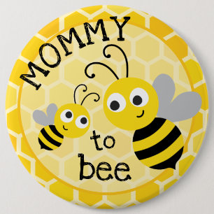 Mor som är - mamma till biet knapp