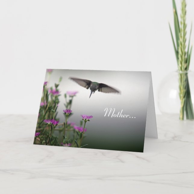 Mor, som en Hummingbird Kort (Framsida)
