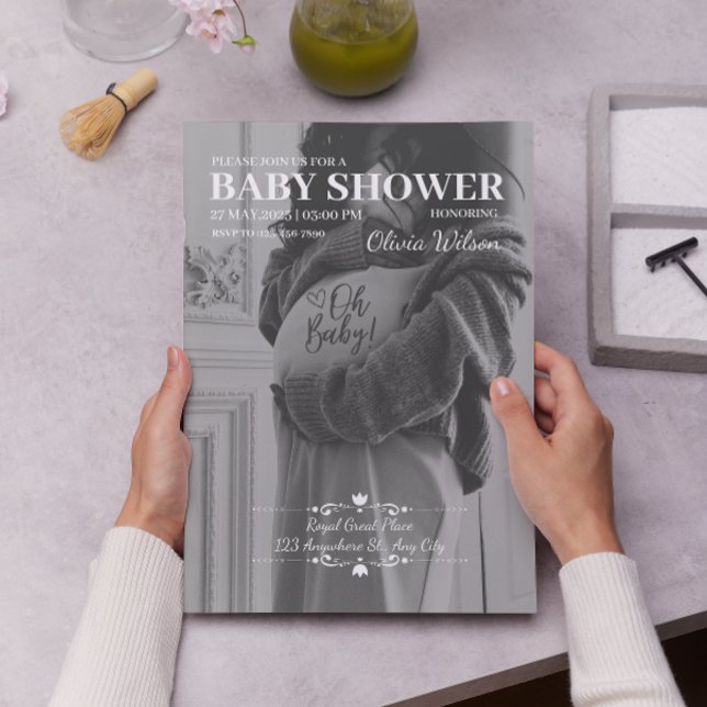 Mor som ska vara babyskor inbjudningar (Skapare uppladdad)