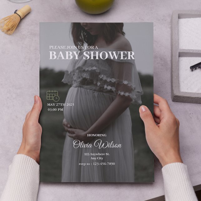 Mor som ska vara babyskor inbjudningar (Skapare uppladdad)