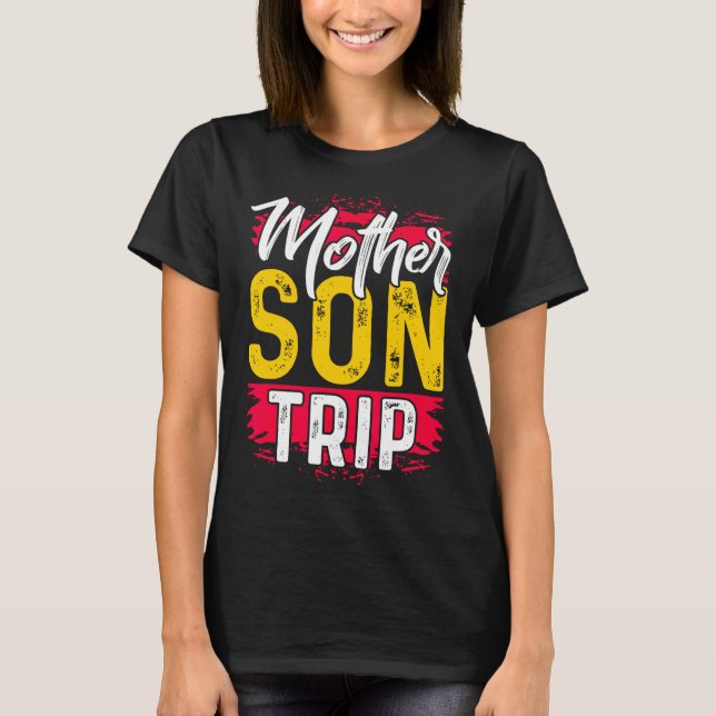Mor Son Resa Shirt Sommarfamiljevacation Resa T (Framsida)