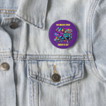 Mor Son Skridskoåkare Lila Graffiti Pin