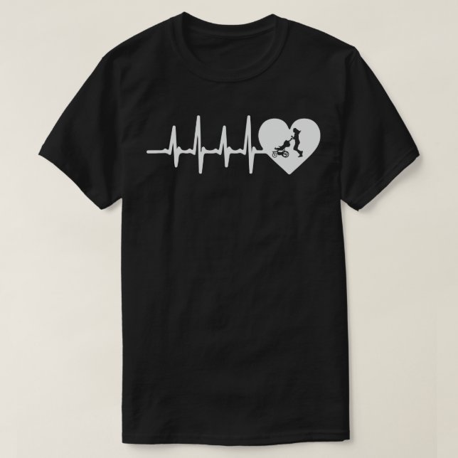 Mor Springer Springer Heartslag T Shirt (Design framsida)