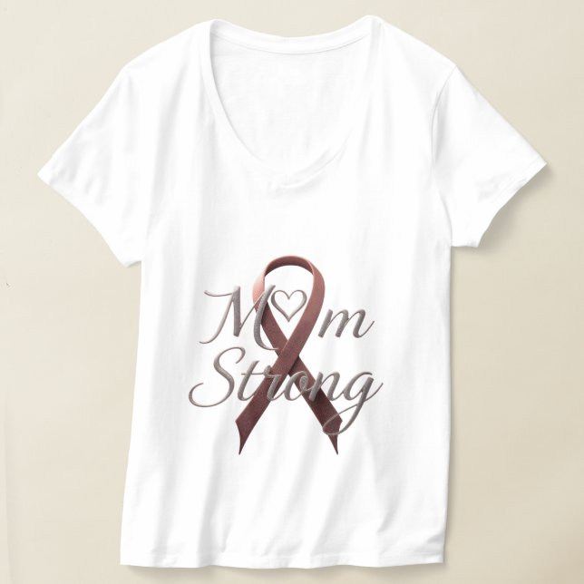Mor Stark T-Shirt för medvetenhet om cancer – Star (Laydown)