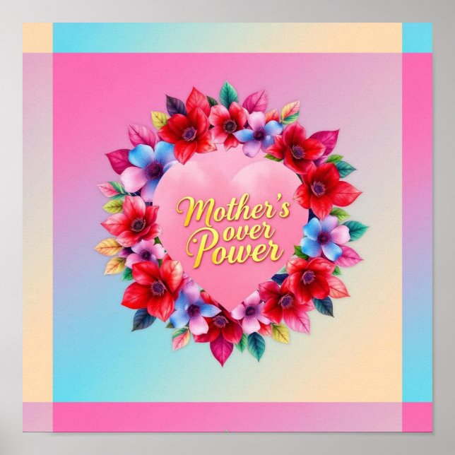 Mor strålande blodstyrka poster (Framsidan)