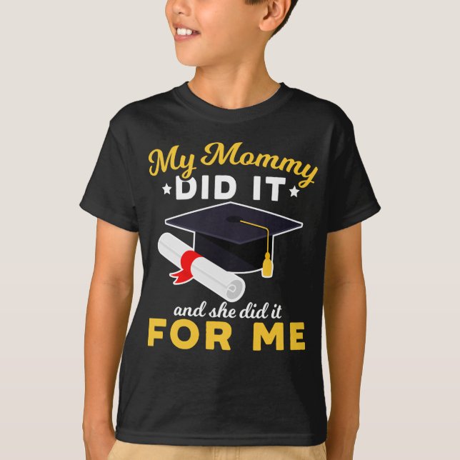 Mor Studenten Humor Funny Mamma Student T Shirt (Framsida)