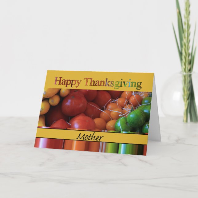 Mor Thanksgiving Card Helgkort (Framsida)