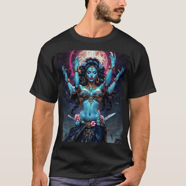 Mor till befrielse Kali Gudinna T Shirt (Framsida)