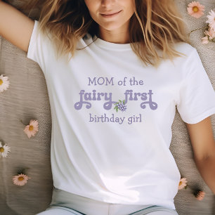 Mor till den lila älvan Första bärfödelsedagen T Shirt