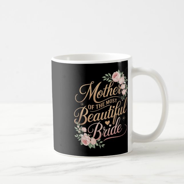 Mor till den vackraste bruden, bröllop brud- kaffemugg (Höger)