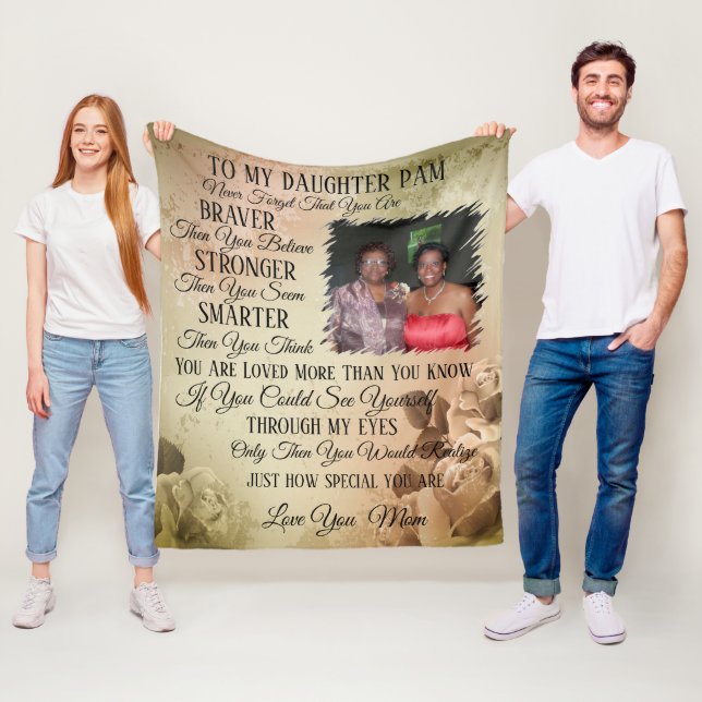 Mor till dotterfotnoten Blanket Fleecefilt (På plats)