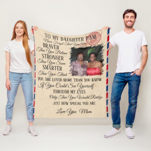 Mor till dotterfotnoten Blanket Fleecefilt