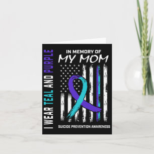 Mor Till Minne Av Min Mamma Medvetenhet Om Självmo Kort