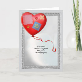 Mor TLC Heart Balloon Tack Kort