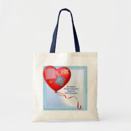 Mor TLC Heart Balloon Tygkasse