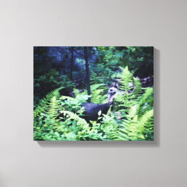 Mor Turkiet i Ferns Wrapped Canvas (Framsida)