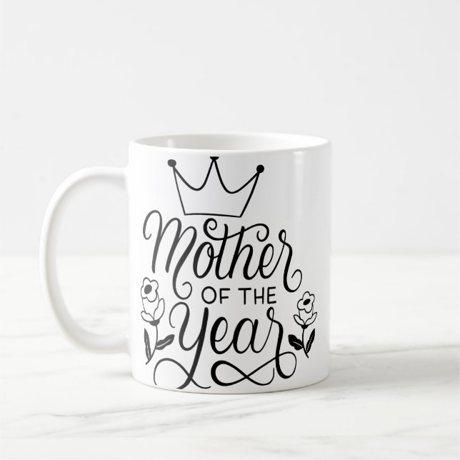 Mor under året kaffemugg (Vänster)
