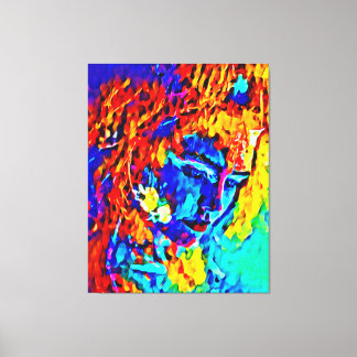 Mor utan rädsla canvastryck