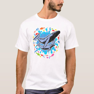 Mor valar skyddar hennes Baby tillsammans med Smal T Shirt