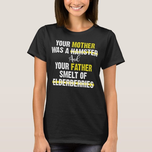 Mor var en hamsterjoke t shirt (Framsida)