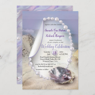 Mor vid Pearls Beach party Inbjudningar