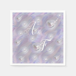 Mor vid Pearls ge födelse till en pärla Pappersservett