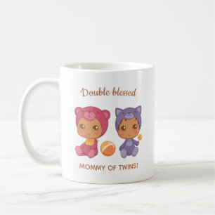 Mor vid Twillingar Baby Cat Bear Jumpdress Kaffemugg