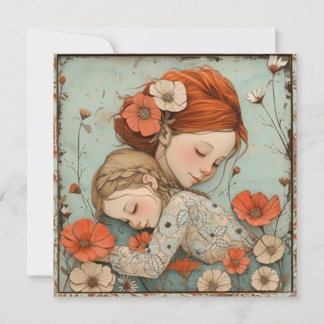 Mor Warmth: Loving Julkort (Framsida)