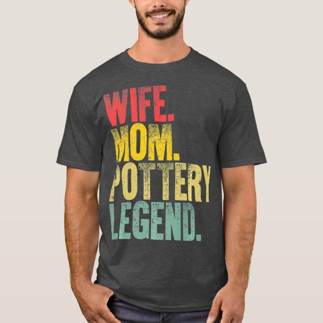Mor Women Funny Gift Maka Mamma Pottery Legend T Shirt (Framsida)
