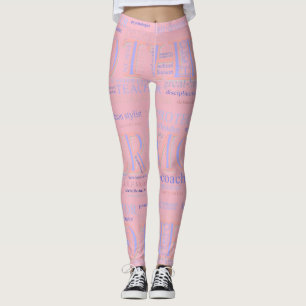 Mor WordArt Leggings