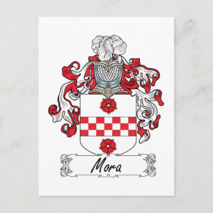 Mora Family Crest Vykort