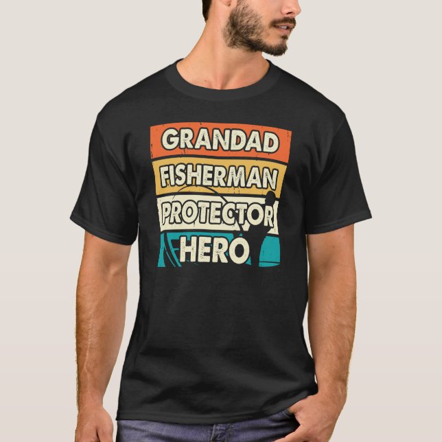 Morad Fishman Proteker-hjälten rolig T Shirt (Framsida)