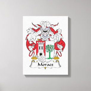 Moraes Family Crest Canvastryck
