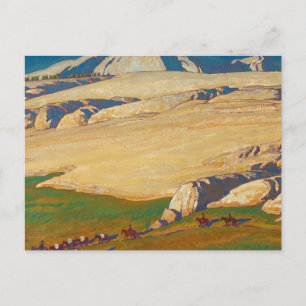 Moraine and meadow, Sierra Nevada, Kalifornien Vykort
