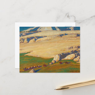 Moraine and meadow, Sierra Nevada, Kalifornien Vykort