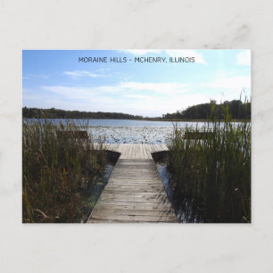 Moraine Backe, McHenry Illinois Vykort