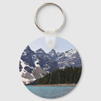 Moraine Lake In Banff Nyckelring