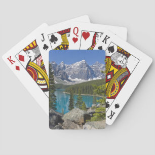 Moraine Lake, Kanadensiska Klipporna, Alberta, Kan Casinokort