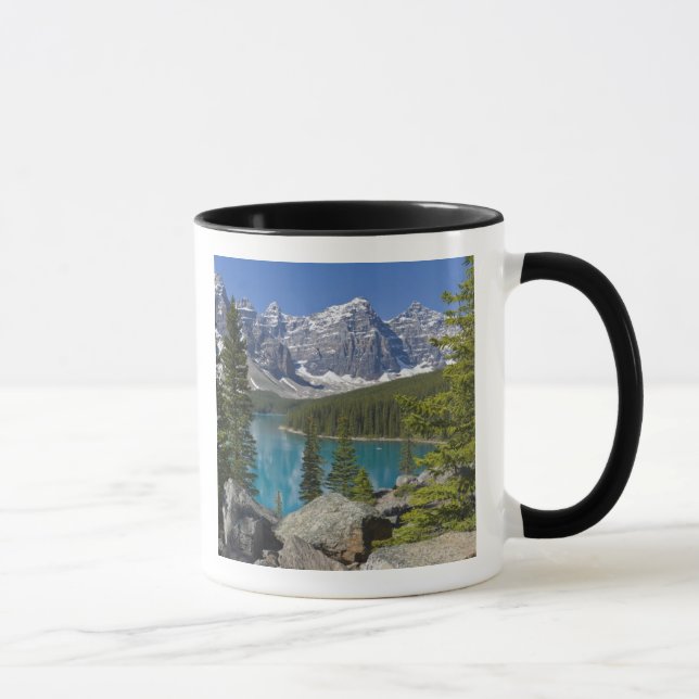Moraine Lake, Kanadensiska Klipporna, Alberta, Kan Mugg (Höger)