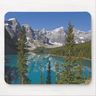 Moraine Lake, Kanadensiska Klipporna, Alberta, Kan Musmatta