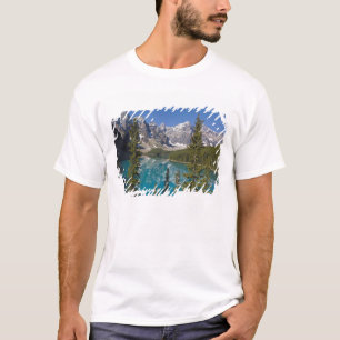 Moraine Lake, Kanadensiska Klipporna, Alberta, Kan Tee Shirt