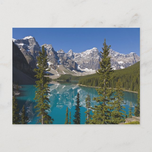 Moraine Lake, Kanadensiska Klipporna, Alberta, Kan Vykort (Framsida)