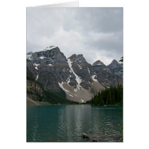 Moraine Sjö Alberta Kanada Hälsningskort