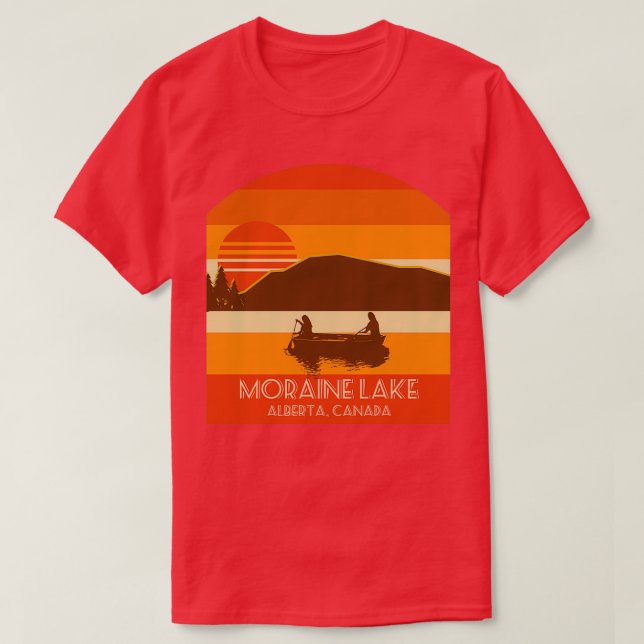 Moraine Sjö Alberta Kanada T Shirt (Design framsida)