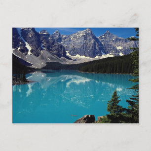 Moraine Sjö, Alberta, Kanada Vykort