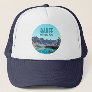 Moraine Sjö Banff National Park Canada Vintage Keps